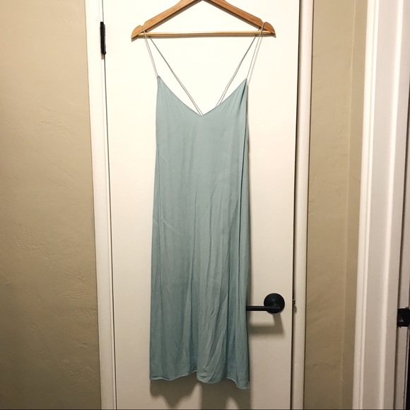 Aritzia Dresses & Skirts - Aritzia Light Blue Midi Dress Aritzia Dresses & Skirts - Aritzia Light Blue Midi Dress